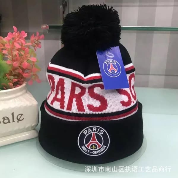 Fotbollsklubbsmössa Paris svart