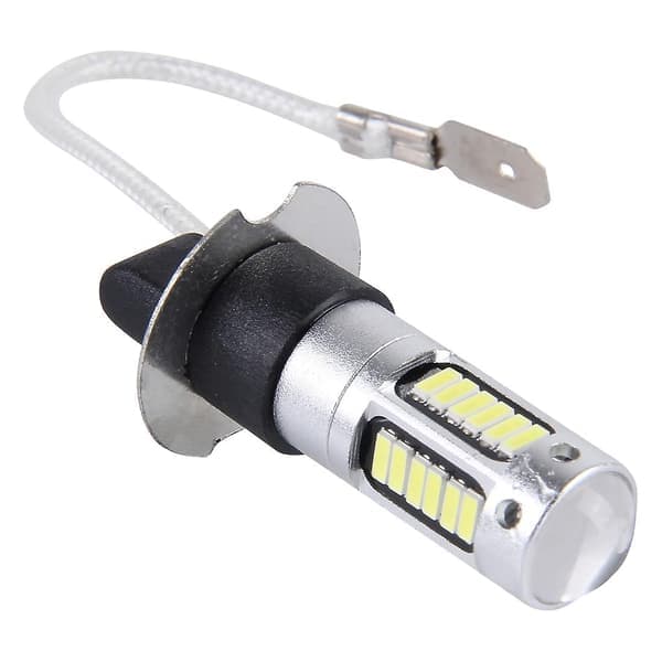 st H3 10W 30 SMD-4014 LED Bil Tåkelys, DC 12V Hvitt Lys White Light