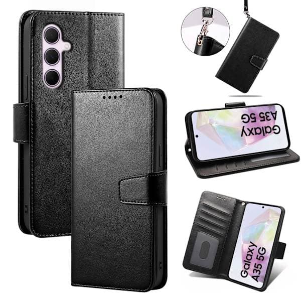 Samsung S21 Pung Etui Sort sort