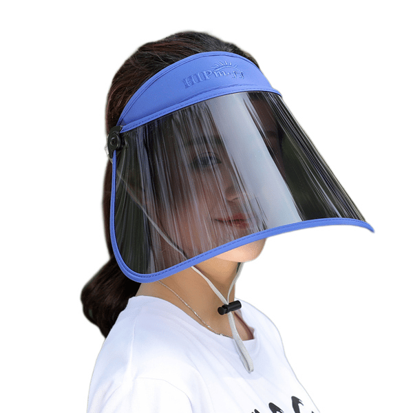 Visirmössa med HD-polariserade linser, skyddande UV-skydd Blå Blue