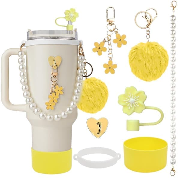 Blått hjerte 6-dels sett Blue Heart 6-Piece Set