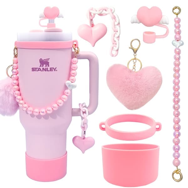 Lilla hjerte 6-dels sett Purple Heart 6-Piece Set