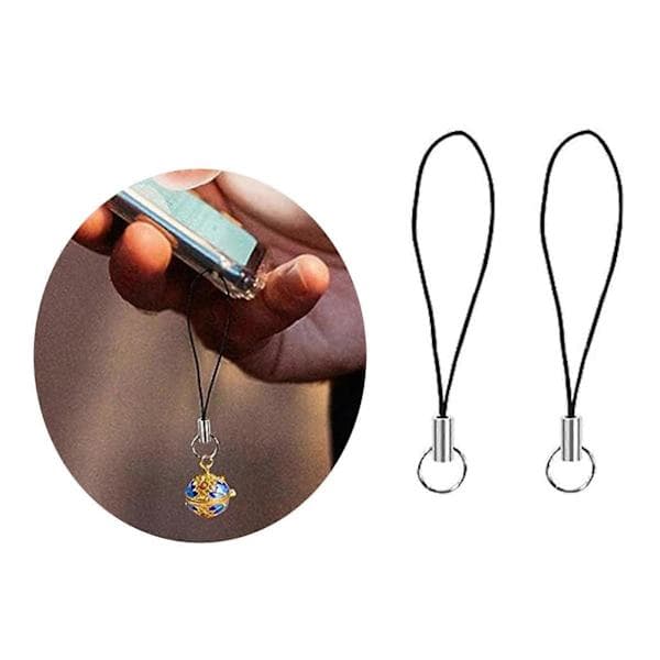 100-pack Telefonrem Slitstark Charm Cord DIY Telefonlina Elastiska DIY Telefonrep för Mobil USB Flash Drive MP3 A