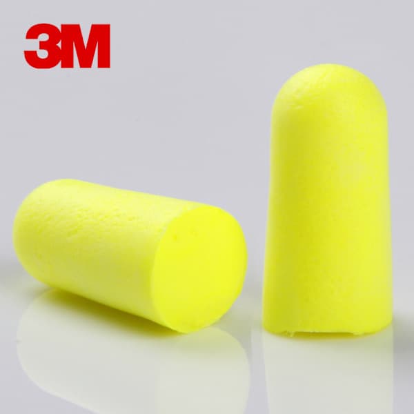 3M Ear Classic Öronproppar, 50 Par Förpackade i Par, Gul, SNR = 28dB, Hörselskydd [ege]