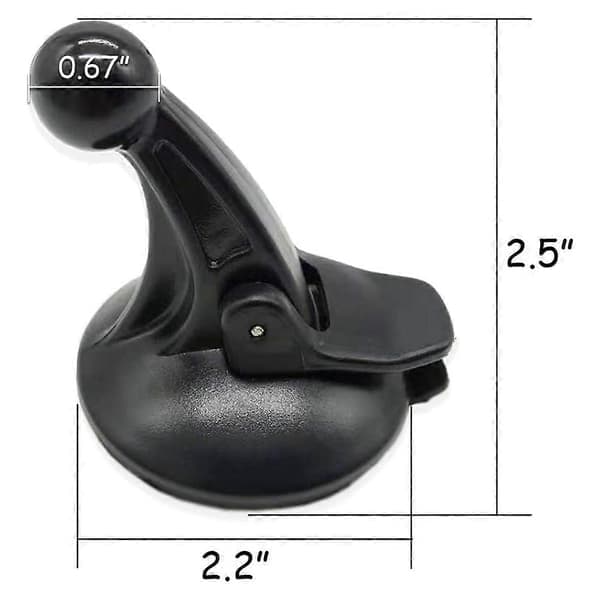 2 STK GPS Forrudemontering til Garmin Nuvi Sugekop Bilforrude