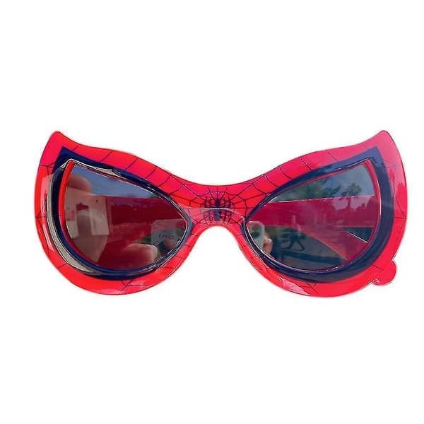 Børne Spiderman Solbriller Sol UV Beskyttelse Til Ferie Marvel Spider Man Røde Grå Linser Red Grey Lenses