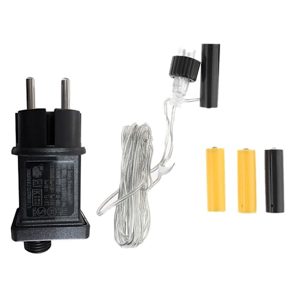 EU-kontakt Ström AA+AAA Batteriadapter 4.5V AA för LED-belysning