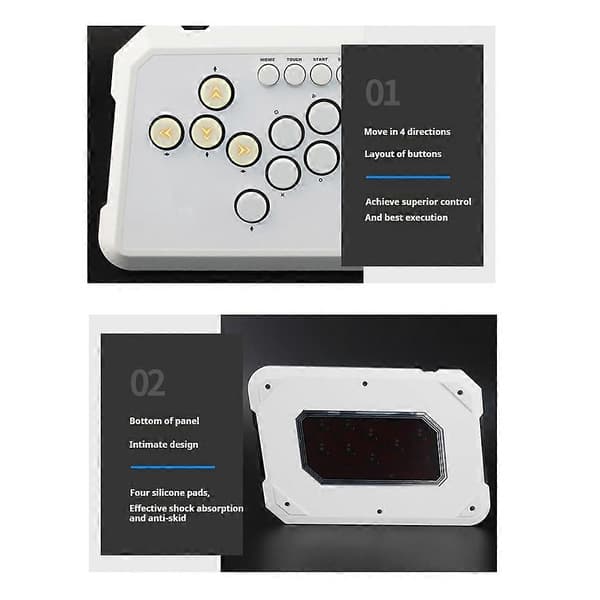 A50 Controller til //PC/Steam Fightstick Tastatur