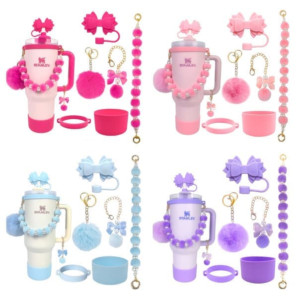 Blåt Hjerte 6-dele Sæt Blue Heart 6-Piece Set