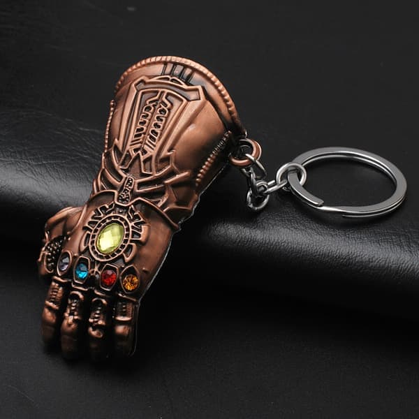 Røde Thanos Handsker Nøglering Infinity Handsker Nøglering Avengers FF FF