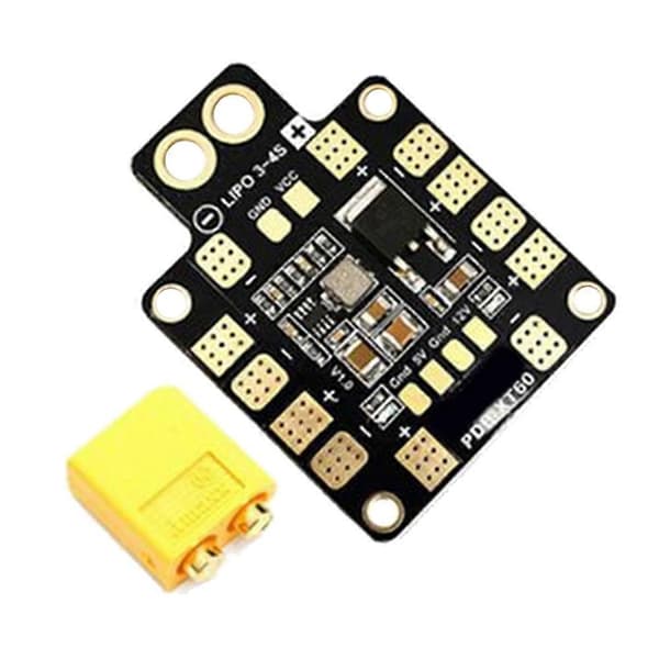 Til Matek Systems PDB Power Distribution Board XT60 W/ BEC 5V 12V til QAV250 RC FPV Quadcopter Multicopter Drone