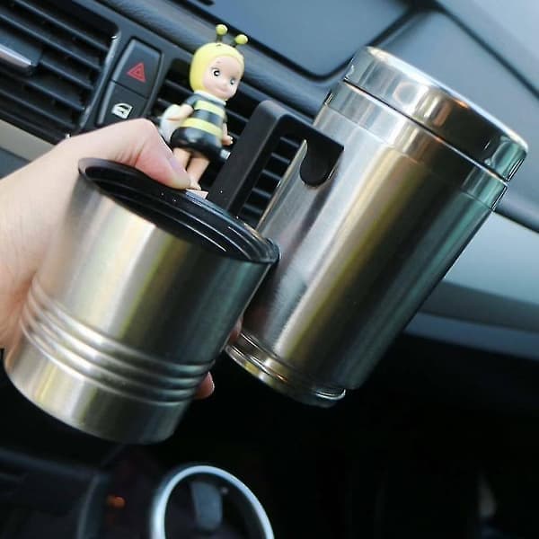 12V elkedel i rustfrit stål, el-tekedel til autocamper