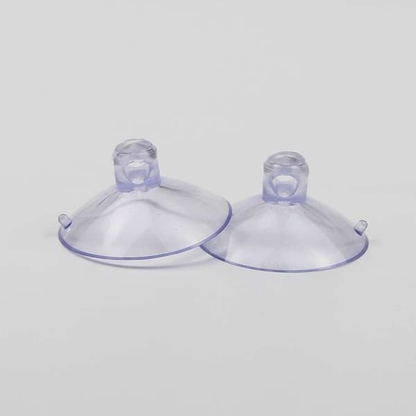 20 små sugproppar i transparent plast - 35 mm