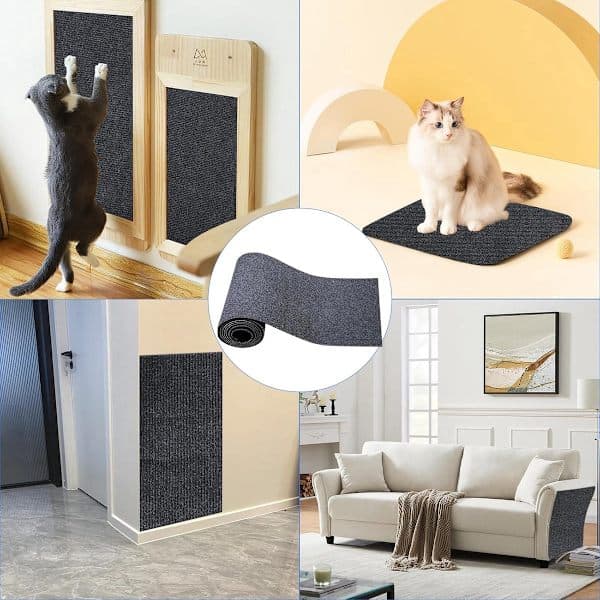 Egnet for sofaer og stoler - Klorematte for katter - Kan kuttes til størrelse - 40 x 100 cm