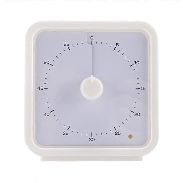 Timer for kjøkken, 60-minutters visuell timer med lydløs drift -A