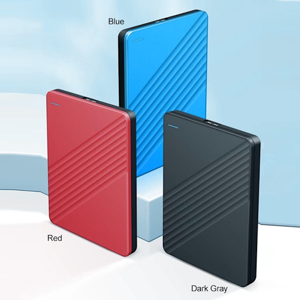 Extern Hårddisk USB 3.0 Portabel Solid State Drive med Stabil 5Gbps Överföring 2.5'' Metall Hårddisk för Notebook PC Android & Windows