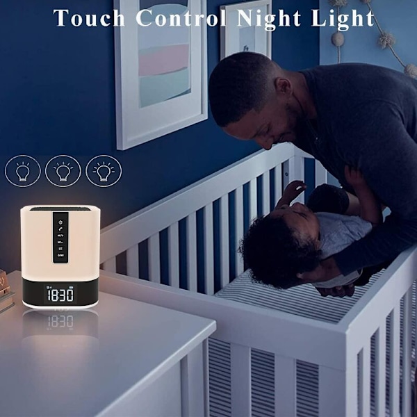 Färgskiftande Bordslampa för Sovrumsinredning, Portabel Bluetooth-Högtalare med Touchsensor Nattlampa för Utomhusaktiviteter (48 Färgskiftningar)