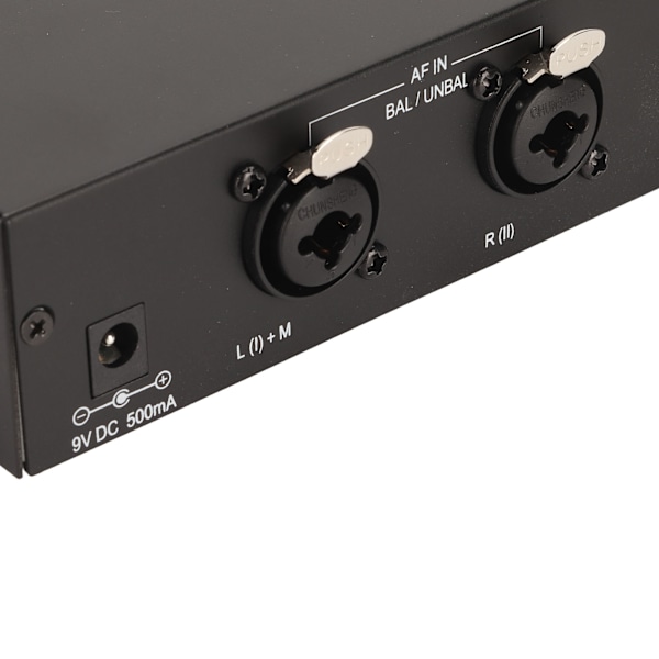 Trådlöst Öronmonitorsystem 566 till 608MHZ Scenmonitorsystem med Bodypack Hörlurar för Band Studio 100V‑240V AU-kontakt