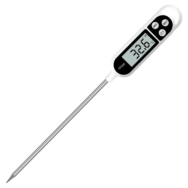 LCD-skärm Digital Kötttermometer, Snabb Respons och Högprecisionssensor för Exakta Mätningar, Lätt att Förvara