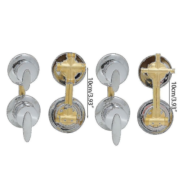 4-vägs Duschrum Brass Duschblandare - I lager[C] A A