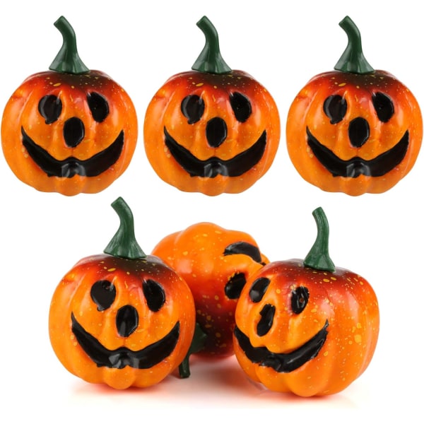 Dekoration pumpa halloween dekoration höst dekoration liten mini figur bubbla