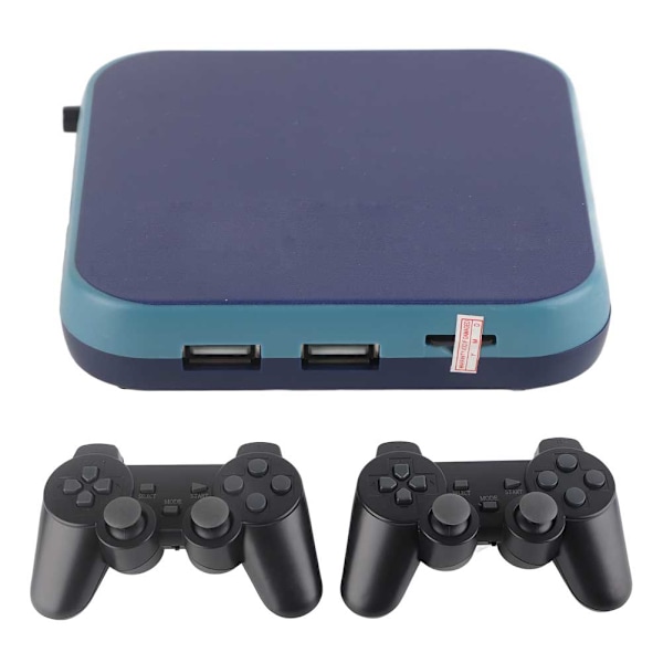 Retro Spelkonsoler Kompatibla för High Definition Multimedia Interface 4K Output Konsoler med Gamepad Kylningsfäste Minneskort 110‑240V