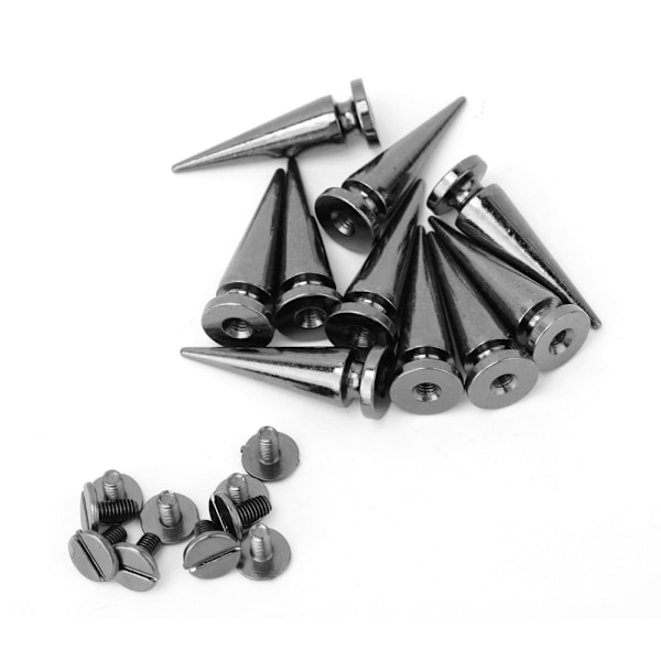 10 st DIY Färgglada Mässingspikar Punk Nitar Spik för Kläder Väska Dekoration (Pistol Färg)