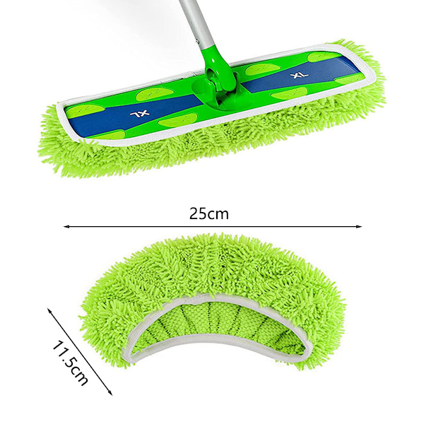 Återanvändbara Våta Padder Påfyllning för Swiffer Sweeper Mopp - Torra Svepduk & Våta Moppduk för Hushållsrengöring - Tvättsbara Mikrofiber Padder för