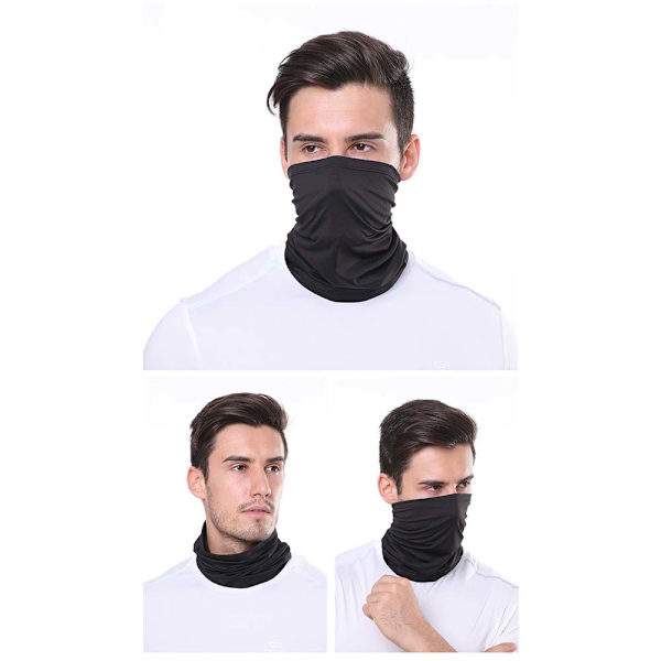 Loop-halsduk, vindtät, multifunktionell halsduk, vinterfleece nackvärmare, herrloop-halsduk, damhalsduk, varm sportsscarf, nackvärmare för skidåkning,