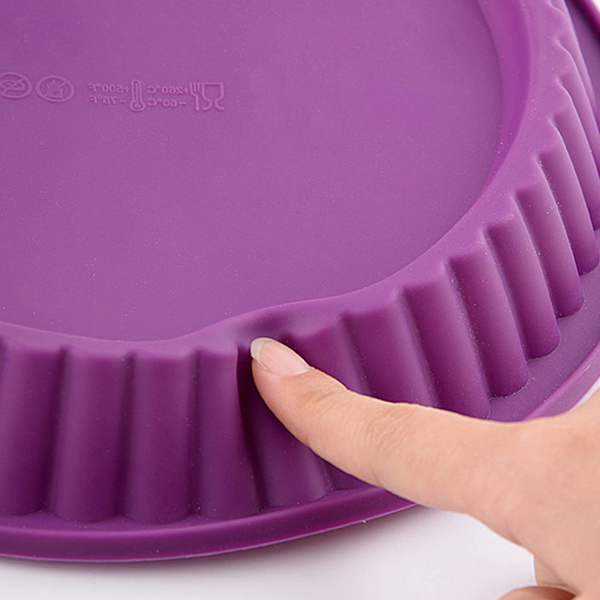 1 st fruktbasform, tårtform, kakbasform, silikon tårta bakform, bakform, silikon kakbas, non-stick silikon bakning