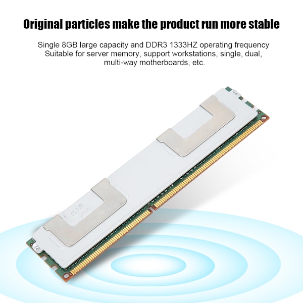 8GB Server Ram Datorminne Komponenter PC3-10600R DDR3 1333MHZ 2R*4 ECC REG