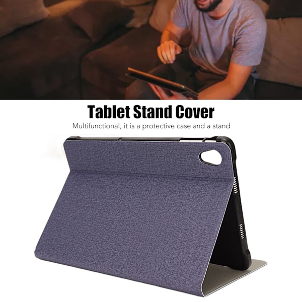 Tabletfodral Högt Skydd Multifunktionell Exakt Hålposition Konstläder Tabletställ Skydd för M40 Air för P30HD Blå