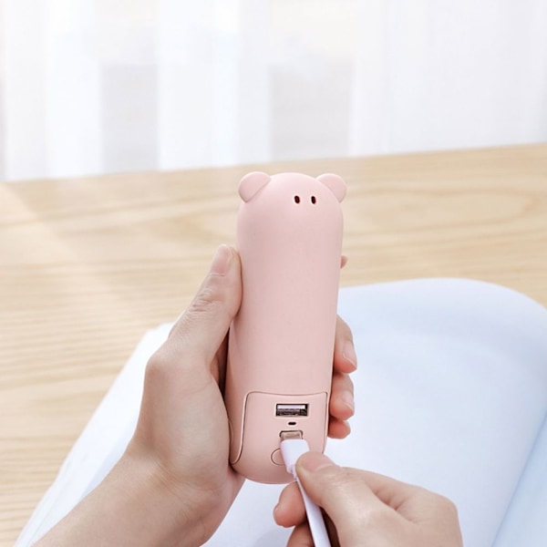 Kompakt Multifunktionell Fläkt, Förlängd Batteritid USB Uppladdningsbar Bärbar Handhållen Fläkt med Flera Funktioner för Daglig Användning, Säkerhetsteknik