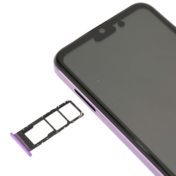 IP14 Pro Smartphone 6.1 tum 4GB RAM 32GB ROM Ultratunn Ansiktsigenkänning Dubbla Kort Dubbel Standby Mobiltelefon för Android 10.1 Lila
