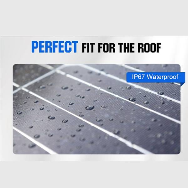 100W Portabel Solpanel Professionell Effektiv Portabel Solpanel för Utomhuscamping Vandring DC 12V 24V 5A