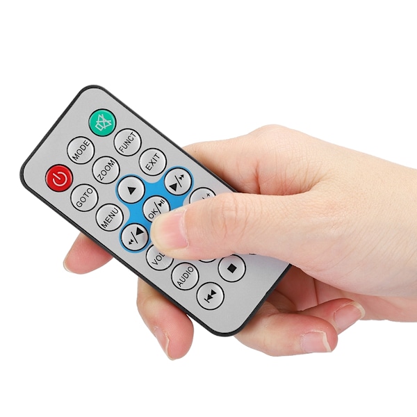 Mini 1080P HDMI Digital Media Player Hårddiskdekoder med Fjärrkontroll (100-240V) Blå EU