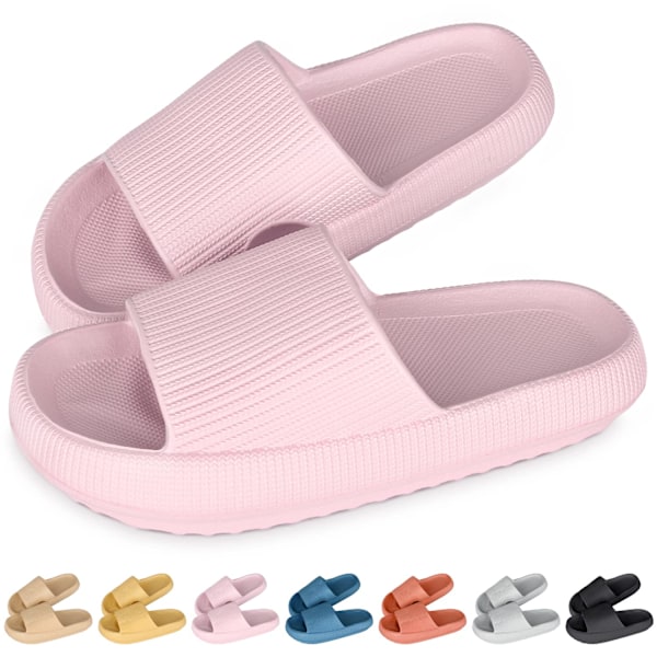 Badsandaler Herr Dam Cozislides Original Tofflor Badskor Cloudyzz Tofflor Gummi Hemtofflor Anti-Slip Mules Sommarträdgård Flip Flops