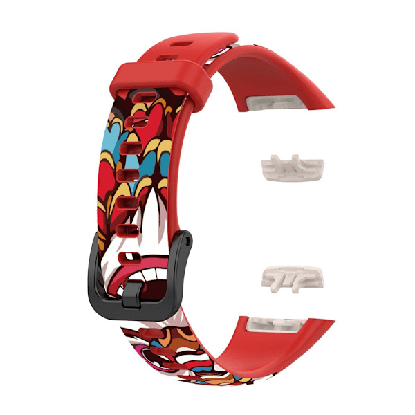 Ersättningsarmband Kompatibelt för Huawei Band 6 för Honor Band 6 Vattentätt Silikonarmband Mjukt Armband