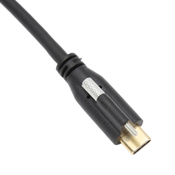USB 3.1 Kabel C till C Hane till Hona med Fästmuttern Ca 30 cm Lång USB C till USB C Kabel för Telefon Laptop Laddare USB C Hane till USB C Hona