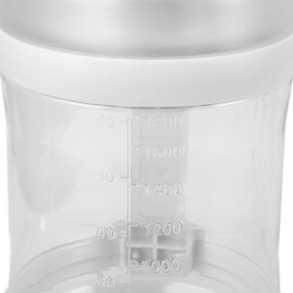 2L Sport Portabel Blender med 6 Blad 18000rpm 4000mAh Typ C Resejuiceblender för Shakes Smoothies Vit
