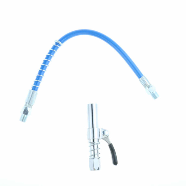 Saker Smörjgunna Koppling, Kompatibel med Alla Smörjgunnor 1/8'' NPT-Kopplingar (Lämplig för Diametrar Större än 14 mm, Uppgraderad till 14000 PSI, Ny