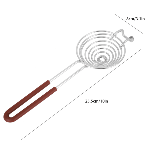 Äggseparator i rostfritt stål, äggulvita filterseparator D