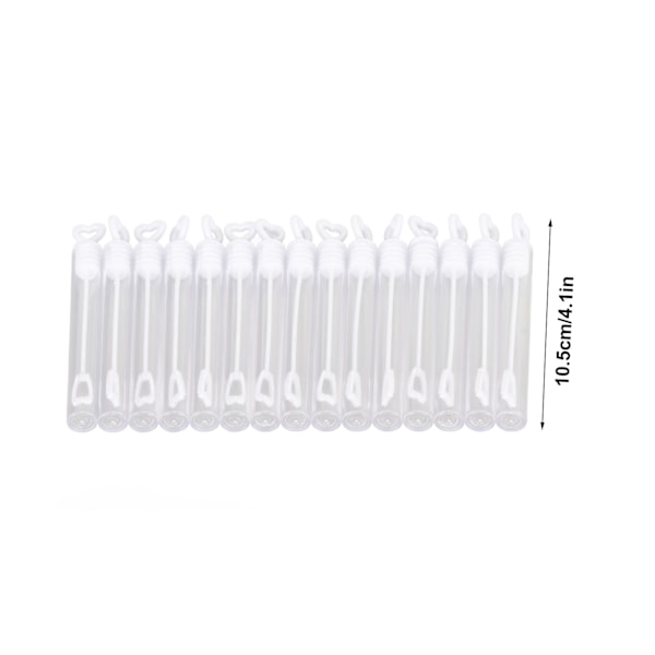 50 st Bubble Wand Transparent Utseende Läcksäker Lättvikt Bubble Wands Bulk för Bröllop Fester Jubileum