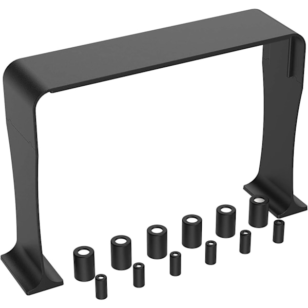 Magnetisk Torkställning för Sminkborstar, Portabel och Hopfällbar Design, Amfiteater Silikonkapslar för Professionell Sminkupplevelse