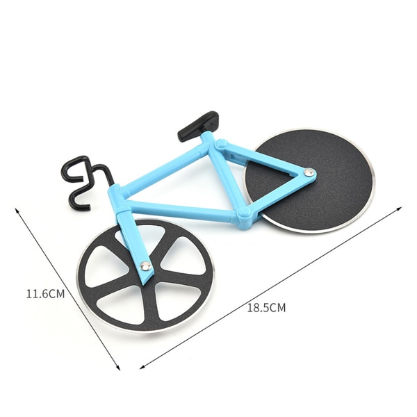 Bicycle Pizza Cutter Wheel, Non-stick Bike Pizza Slicer, Dual St