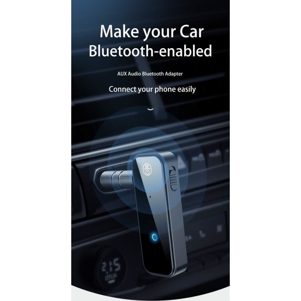 Bluetooth 5.0 Adapter 3,5 mm mottagare, trådlös sändare