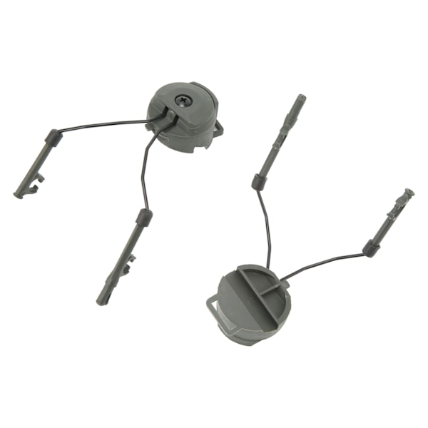 2PCS Headset Hjälm Rail Adapter Hållare ABS Hjälm Hörlurar Fäste för Airsoft Sport