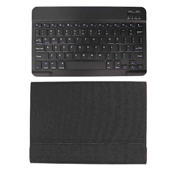 Trådlöst tangentbord PU-läder Enkelt Modernt Vattentätt Ergonomisk Design Tablet-tangentbord med fodral för M40PLUS P40HD P30S