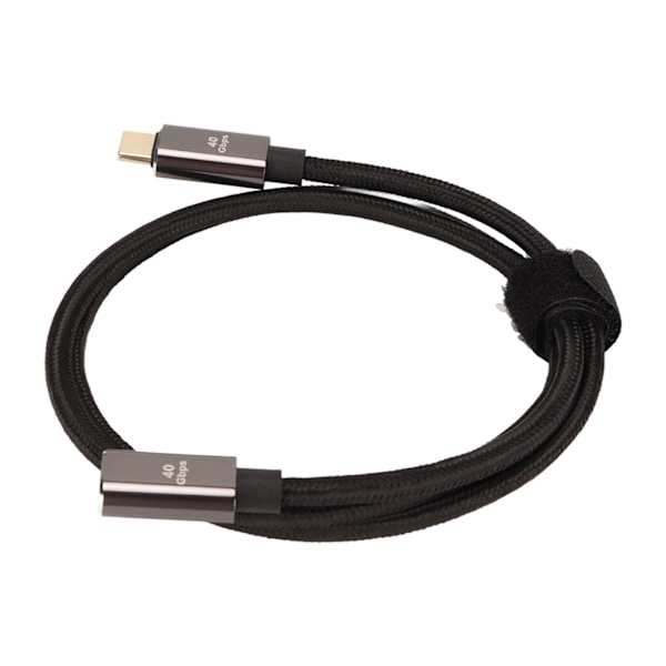 USB C till USB C Kabel Typ C USB4.0 Datakabel för Thunderbolt 4 PD100W Snabbladdning 40Gbps 8K 60Hz Typ C Förlängningskabel 80cm
