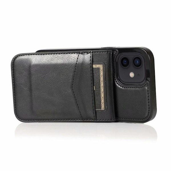 iPhone 15 Mobilskal Korthållare 5-FACK Retro V3 Rosenguld Rosenguld